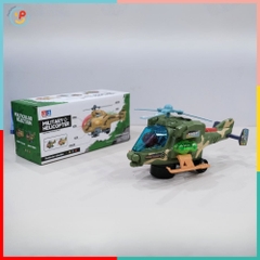 Máy Bay Trực Thăng Quân Đội 88008-1 Có Đèn Âm Thanh Cho Bé PeeKaPaw Toys