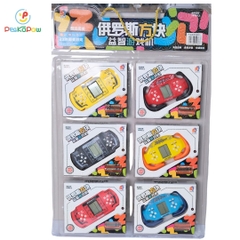 Máy game xếp gạch cầm tay hình vô lăng 688-5 PeeKaPaw Toys