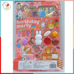 Vỉ đồ chơi tiệc sinh nhật Thỏ trắng 50cm 3294 PeeKaPaw Toys
