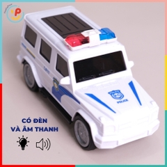 Xe Cảnh Sát Chạy Pin Có Đèn Còi PeeKaPaw Toys