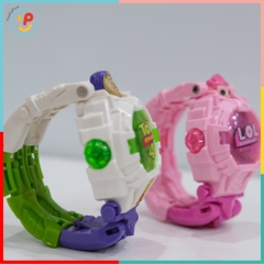 Đồ chơi siêu nhân lắp ráp đồng hồ 2 trong 1 có đèn 8525 PeeKaPaw Toys