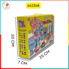 Đất sét đồ chơi máy làm kem DIY bộ nặn đất sét nhiều màu an toàn PeeKaPaw Toys