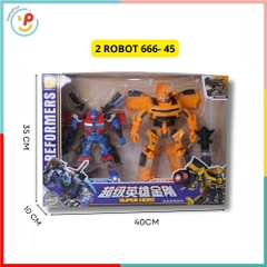 Robot Biến Hình Xe Transformers 666 PeeKaPaw Toys