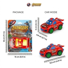 Xe đồ chơi biến hình robot mẫu siêu anh hùng xe thể thao 9311 PeeKaPaw Toys
