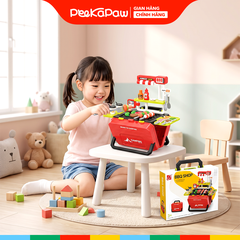 Vali đồ chơi bếp nướng BBQ cắm trại 668-158 PeeKaPaw Toys