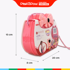 Túi đeo vai đồ trang điểm búp bê 17 món 12L03 PeeKaPaw Toys
