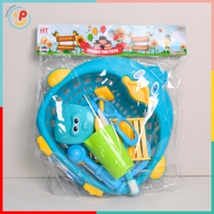 Đồ chơi nhập vai bác sĩ rổ vịt 12 món HT7741 hàng Việt Nam PeeKaPaw Toys