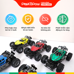 Xe Địa Hình Chạy Trớn Kéo Lùi 79816-60 Nhiều Màu PeeKaPaw Toys