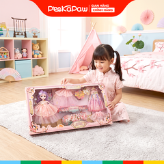 Hộp búp bê công chúa và phụ kiện váy thời trang 60cm 009-14 PeeKaPaw Toys