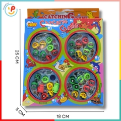Đồ Chơi Câu Cá Nam Châm 4 Ô Có Nhạc 9923 PeeKaPaw Toys