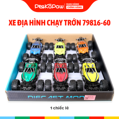 Xe Địa Hình Chạy Trớn Kéo Lùi 79816-60 Nhiều Màu PeeKaPaw Toys