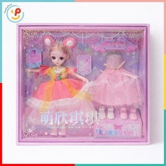 Hộp búp bê công chúa và phụ kiện giày váy thời trang 859-85 PeeKaPaw Toys