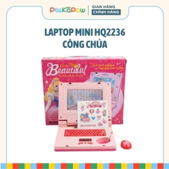 Laptop Mini Có Nhạc Màn Hình Kể Chuyện Máy Tính Đồ Chơi Cho Bé HQ2236 PeeKaPaw Toys