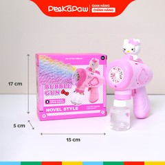 Máy Thổi Bong Bóng Tự Động Có Đèn LED Nhiều Mẫu PeeKaPaw Toys