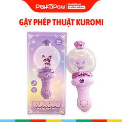 Gậy phép thuật Kuromi tím có đèn và nhạc cho bé 839M-2 PeeKaPaw Toys