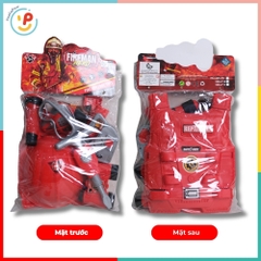 Bộ đồ chơi dụng cụ lính cứu hoả có áo bảo hộ cho bé 326-F10 PeeKaPaw Toys