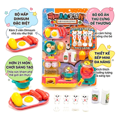 Vỉ nồi hấp Dimsum đồ chơi nấu ăn cho bé 9981 PeeKaPaw Toys