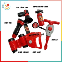 Bộ đồ chơi dụng cụ lính cứu hoả có áo bảo hộ cho bé 326-F10 PeeKaPaw Toys