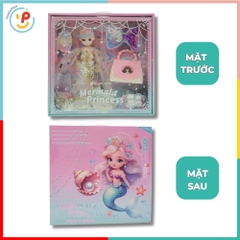 Búp bê nàng tiên cá và phụ kiện túi xách 38cm 8210 PeeKaPaw Toys