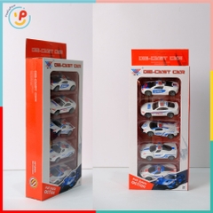 Hộp 5 xe cảnh sát chạy trớn 145 PeeKaPaw Toys