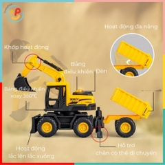 Xe cẩu đồ chơi chạy trớn có âm thanh 101-20 PeeKaPaw Toys