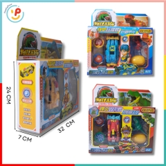 Đồ Chơi Khủng Long Đua Xe 32001 Kèm Bản Đồ Đua PeeKaPaw Toys