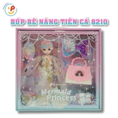 Búp bê nàng tiên cá và phụ kiện túi xách 38cm 8210 PeeKaPaw Toys