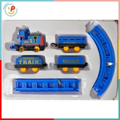 Bộ tàu hỏa đồ chơi lắp ráp đẩy trớn 989-222 kèm đường ray cho bé - PeeKaPaw Toys