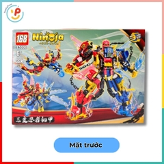 Đồ chơi lắp ráp robot Ninja 3 trong 1 384 chi tiết L5006 PeeKaPaw Toys