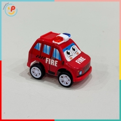 Xe cứu hoả xe cảnh sát mini chạy trớn 5cm PeeKaPaw Toys