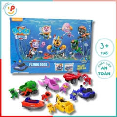 Đồ Chơi Xe Chó Cứu Hộ Chạy Trớn Sea Patrol 6 Chiếc GS26 PeeKaPaw Toys