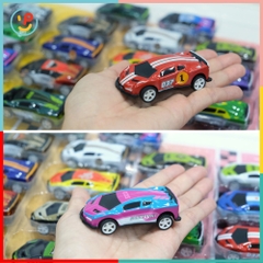 Hộp 40 Xe Ô Tô Mini Chạy Trớn Mẫu 911 Nhiều Màu Kiểu Thể Thao Cho Bé PeeKaPaw Toys