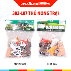 Mô Hình Động Vật Nông Trại Và Thú Rừng Cho Bé PeeKaPaw Toys