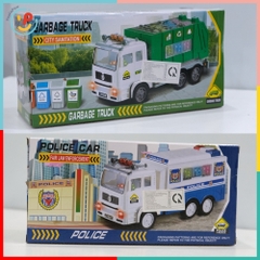 Đồ chơi xe cảnh sát 687 xe môi trường 686 có đèn nhạc PeeKaPaw Toys