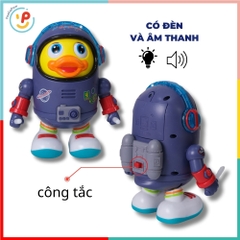 Đồ chơi vịt phi hành gia nhảy múa 3031 có đèn nhạc vui nhộn PeeKaPaw Toys