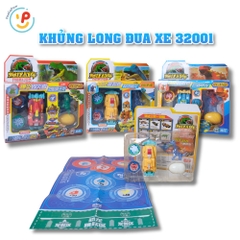 Đồ Chơi Khủng Long Đua Xe 32001 Kèm Bản Đồ Đua PeeKaPaw Toys