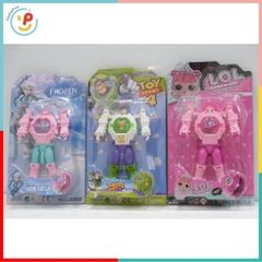 Đồ chơi siêu nhân lắp ráp đồng hồ 2 trong 1 có đèn 8525 PeeKaPaw Toys