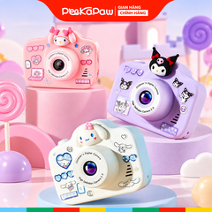 Máy chụp hình Kuromi Cinamoroll Melody đồ chơi 4 chức năng kèm thẻ nhớ 16 GB FQQ-01 PeeKaPaw Toys