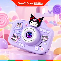 Máy chụp hình Kuromi Cinamoroll Melody đồ chơi 4 chức năng kèm thẻ nhớ 16 GB FQQ-01 PeeKaPaw Toys