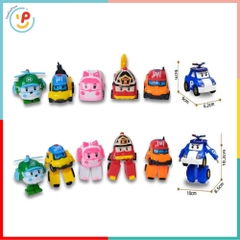 Hộp 6 Robot Biến Hình Xe 2 in 1 Nhân Vật Hoạt Hình 868-6 PeeKaPaw Toys