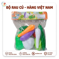 Bộ đồ chơi nhà bếp các loại rau củ quả hàng Việt Nam HT01 PeeKaPaw Toys