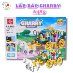 Đồ chơi lắp ráp xe ngựa hoàng gia 358 chi tiết LX.A485 PeeKaPaw Toys