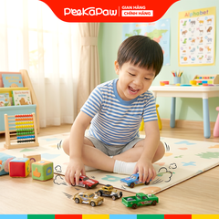 Hộp 5 chiếc xe cổ mô hình mini nhiều mẫu cho bé sưu tầm PeeKaPaw Toys