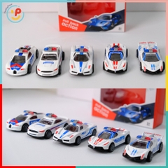 Hộp 5 xe cảnh sát chạy trớn 145 PeeKaPaw Toys