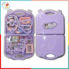 Vỉ đồ chơi nhập vai bác sĩ dụng cụ khám bệnh Kuromi 3433-18 PeeKaPaw Toys