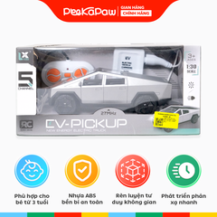Xe Tesla điều khiển pin sạc có trạm sạc USB 158-8 PeeKaPaw Toys