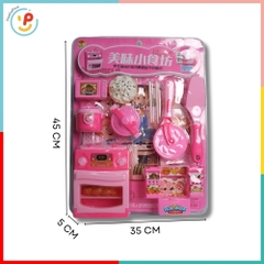 Đồ chơi nấu ăn làm bánh pizza có lò nướng vỉ ép 9970 PeeKaPaw Toys