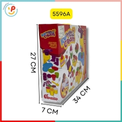 Đất sét đồ chơi máy làm kem DIY bộ nặn đất sét nhiều màu an toàn PeeKaPaw Toys