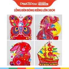 Lồng Đèn Trung Thu Bóng Kiếng Truyền Thống Tự Xếp Nhiều Mẫu PeeKaPaw Toys