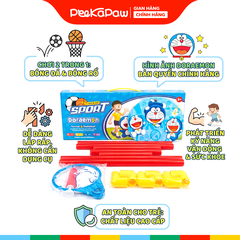 Hộp khung thành bóng rổ 2in1 đồ chơi vận động thể chất cho bé PeeKaPaw Toys